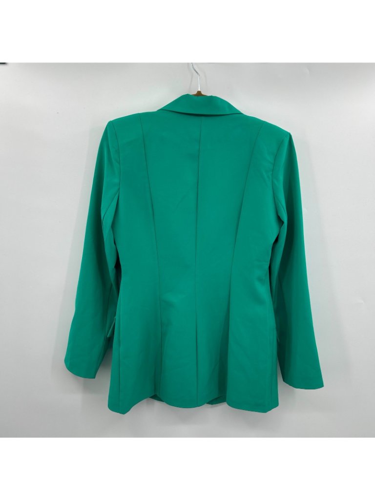 Elagia Tailored Blazer Jacket Women's Size Large Mint Green Single Button Nwt — image 2 of 8